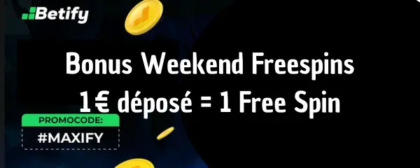 Betify Bonus Weekend Freespins