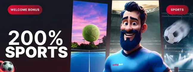 LollyBet Bonus Sports 200% Premier Dépôt X3
