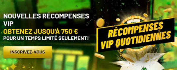 MaChance Récompenses VIP quotidiennes