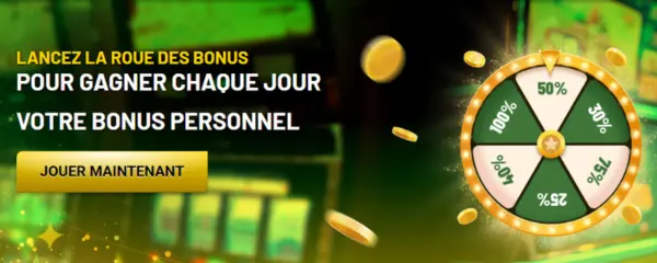 MaChance Roue des bonus hebdomadaire