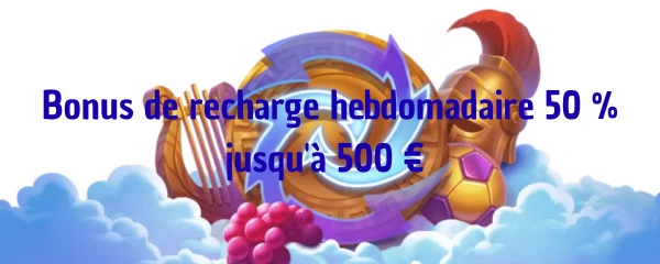 BetHall 50% Weekly Reload Sport