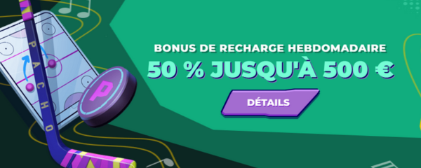 Mr Pacho 50% Weekly Reload Sport